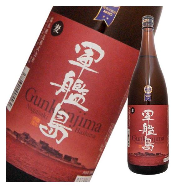 軍艦島　麦焼酎 　(25°) 1800ml 長崎　麦焼酎