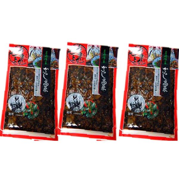 製造元：町田商店都道府県：長崎県ピリッと唐辛子をきかせ油炒めした究極の味！白いごはんにのせて食べるもよし、ラーメンに加えるもよし・・・使い道はあなた次第！賞味期限：約1ヶ月高菜、植物油、食塩、アミノ酸液、果糖ぶどう糖液糖、たん白加水分解物、...