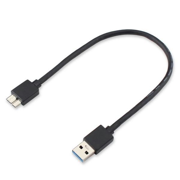 USB3.0-MicroUSBケーブル 20cm HDD接続用 高速データ転送