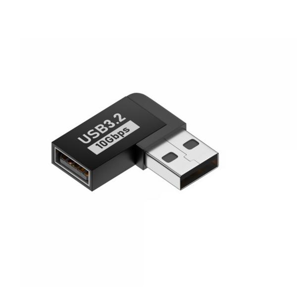 USB3.0 L字変換アダプタ 左向き 延長コネクタ