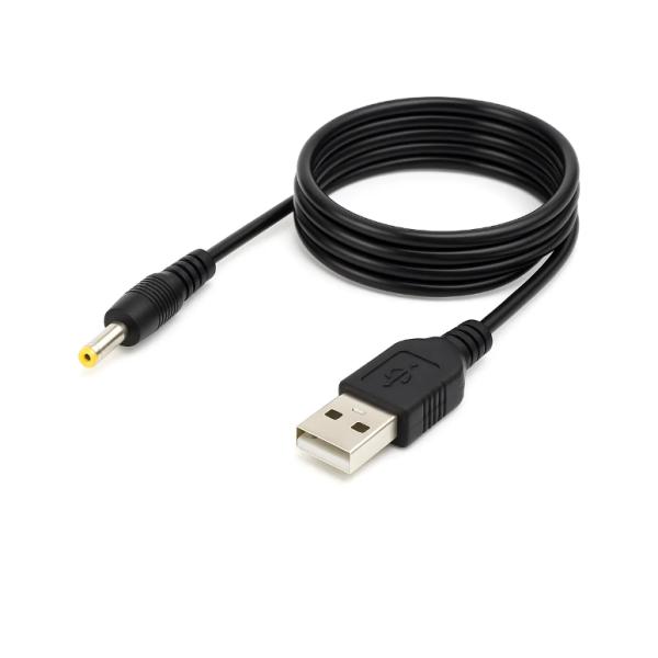 USB-DC電源ケーブル 4.0×1.7mm 1m 5V給電 PSP対応