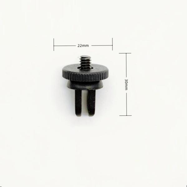 GoPro Insta360互換対応 5mm 1/4インチネジ ミニ変換アダプター アクションカメラ用