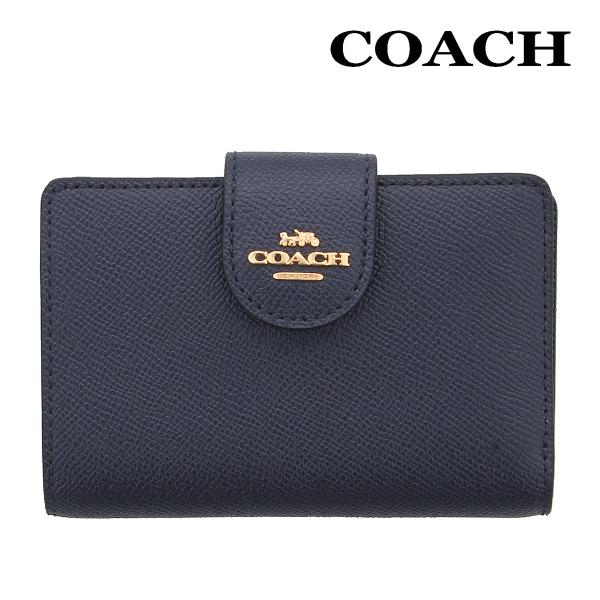 COACH コーチ 財布 二つ折り 6390 ミッドナイト ラグジュアリー COACH コーチ 財布 二つ折り 6390 ミッドナイト ラグジュアリー