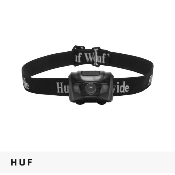 �n�t HUF DUSK HEADLAMP �w�b�h���C�g �w�b�h�����v �A�E�g�h�A �h�� �p�x���� ���S �u���b�N ��