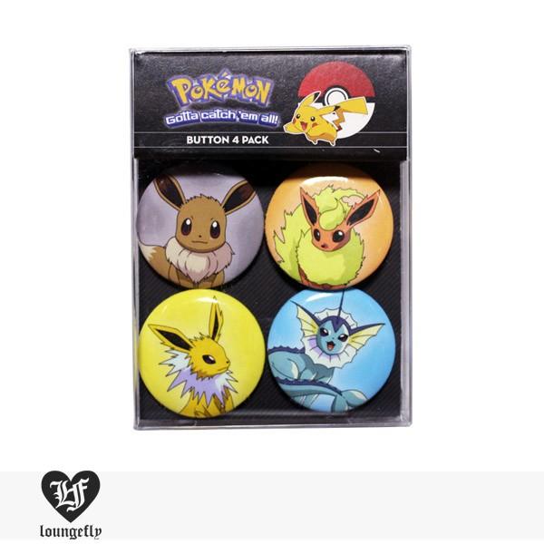 ラウンジフライ Loungefly Pokemon 4 Pack Pin B 缶バッチ 缶バッジ セット ポケモン コラボ イーブイ ブースター シャワーズ サンダース Pmfbs0001 B Urban Cyco Store 通販 Yahoo ショッピング
