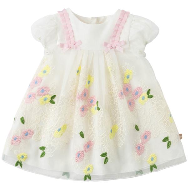 子供服 ドッキング ワンピース 女の子 オーガンジー バルーン袖 肩リボン ハイウエスト フォーマル フラワーガール 結婚式 撮影 春 夏 Db デイブ ベラ Db アーバン ミニ スタイル 通販 Yahoo ショッピング