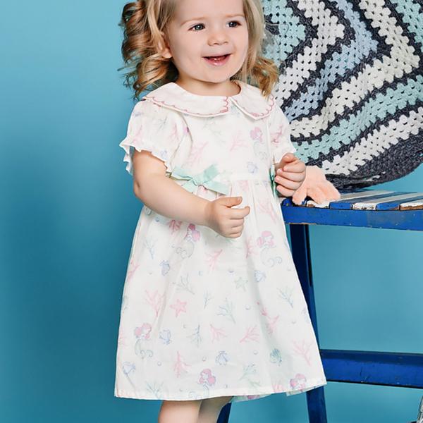 女の子 ワンピース キッズ 子供服 半袖 ホワイト 襟付き 春 夏 秋 70 80 90 100 110 1 130 Cm Db Davebella デイブベラ Db アーバン ミニ スタイル 通販 Yahoo ショッピング