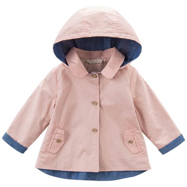 子供服 女の子 アウター 80 90 100 110 1 130 Cm 春 秋 ジャケット コート 上着 帽子取り外し不可 デイブ ベラ Prettyfunnyballoons Com