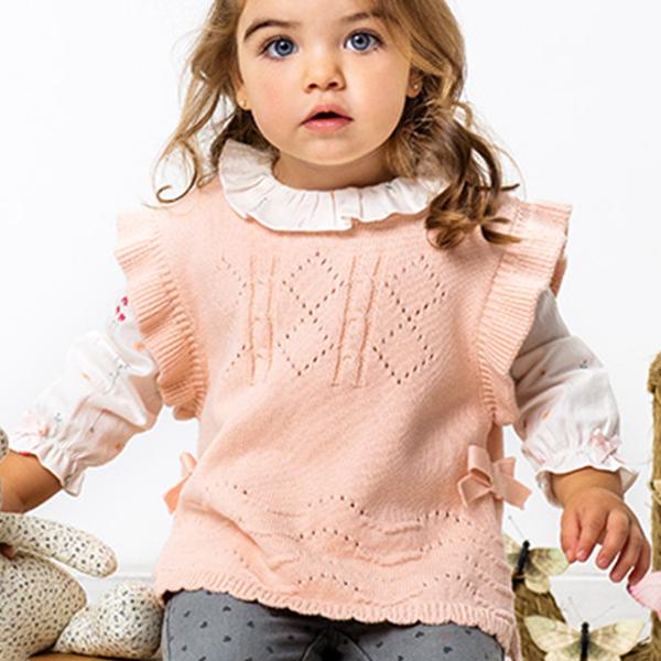 子供 服 ニット ベスト セーター 女の子 肩フリル袖 70 80 90 100 110 1 130 Cm Dbm Dave Bella デイブ ベラ シンプル 上品 Dbm アーバン ミニ スタイル 通販 Yahoo ショッピング