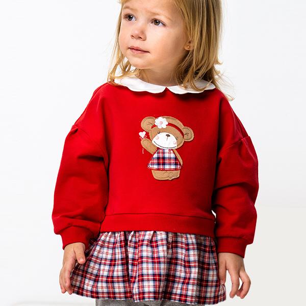 子供服 女の子 ワンピース 長袖 春秋 チェックスカート くま 70 80 90 100 110 1 130 140 Cm Dbm Dave Bella デイブ ベラ Dbm アーバン ミニ スタイル 通販 Yahoo ショッピング