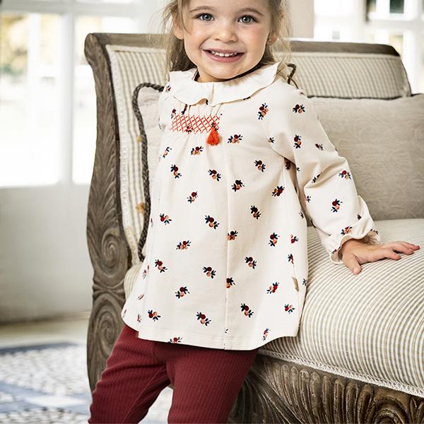 女の子 セットアップ カジュアル 長袖 子供服 スモッキング リバティ チュニック レギンス デイブ ベラ Dbm129 アーバン ミニ スタイル 通販 Yahoo ショッピング