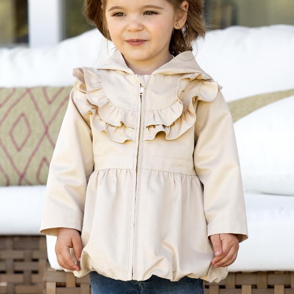 子供服 アウター 女の子 トップス ジャケット ブルゾン ガーリー ベージュ ベーシック デイブ ベラ Dbs174 アーバン ミニ スタイル 通販 Yahoo ショッピング