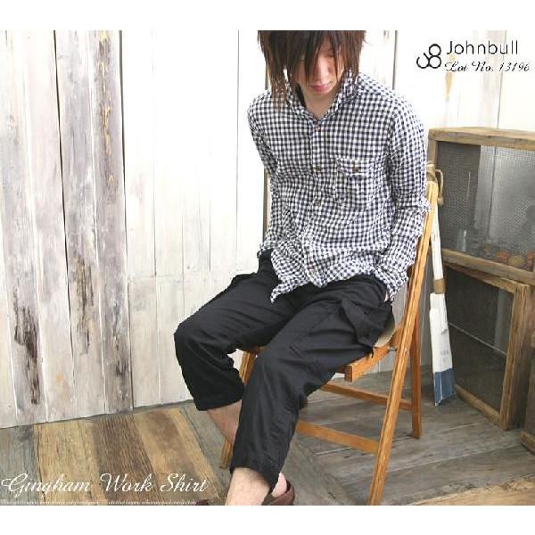 ジョンブル Johnbull ギンガム チェック柄 ワークシャツ メンズ おしゃれ Johnbull ジーンズ カジュアル アーベン 通販 Yahoo ショッピング