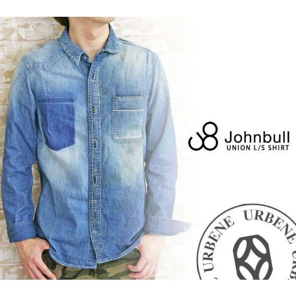 ジョンブル AUTHENTIC SANFORIZED 長袖 デニムシャツ M Johnbull