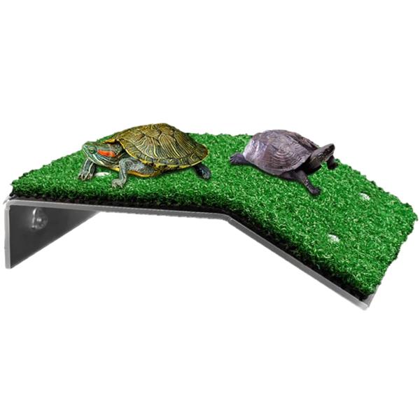 NOELAMOUR 亀 浮島 大きい 浮き島 水槽台 カメ 爬虫類 両生類 日光浴 生息地 シェルター アクアリウム (Lサイズ)