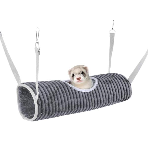 geneX 小動物用 ハンモック ブランコ 吊り下げ ケージ ハムスター モルモット ハリネズミ チンチラ フェレット モモンガ デグー ペット用品 インコ 寝床 寝袋 暖かい ふわふわ 洗える 隠れ家
