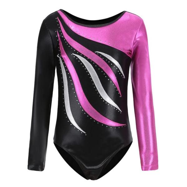 レオタード ハイレグ ボディスーツ スパンデックス 長袖 イベント 仮装 コスプレ コスチューム 訓練 競技大会 ダンス 新体操 体操競技 光沢 新体操レオタード 競技用 体操 発表会 インナー 練習用 ラインストーン ハイレグレオタード ...