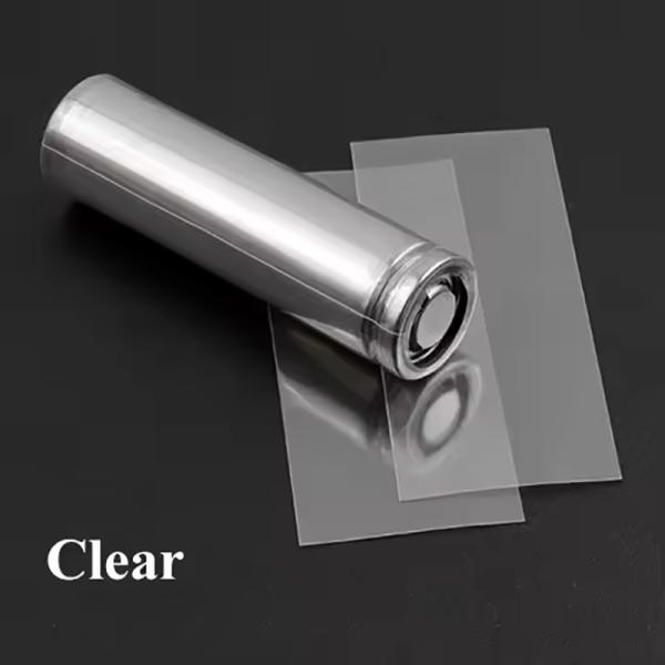 �y10���z 18650 �M���k�`���[�u PVC ��C �ی� �V�������N �d�r�p ���k�^�C�v  ��7.2*3cm ����:��0.1mm �N���A ���i�摜5