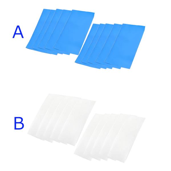 �y10���z 18650 �M���k�`���[�u PVC ��C �ی� �V�������N �d�r�p ���k�^�C�v  ��7.2*3cm ����:��0.1mm �N���A ���i�摜1