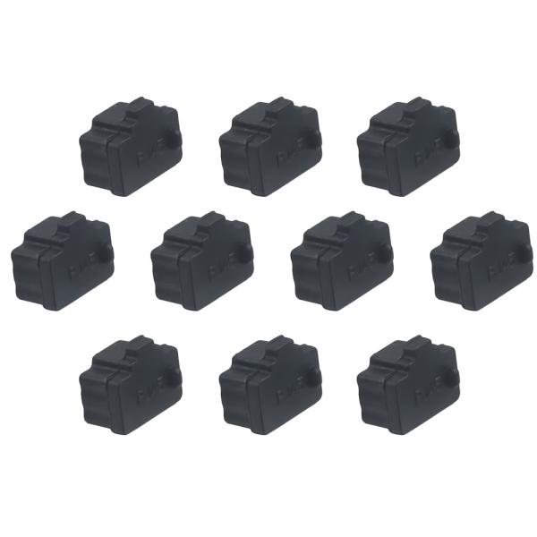 RJ45 LANメス端子 保護カバー 保護キャップ プラグカバー LANコネクタ 端子保護 対応 ブラック