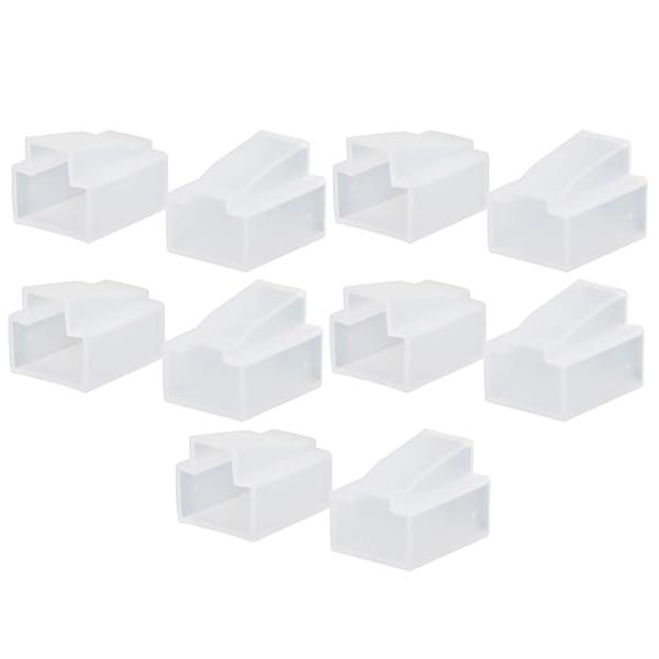 RJ45 LANオス端子 保護カバー 保護キャップ プラグカバー LANコネクタ 端子保護 対応 クリア