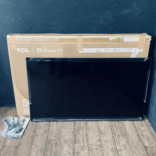 中古良品】TCL 50型 4K チューナーレス液晶テレビ 50P63J 展示品 TCL