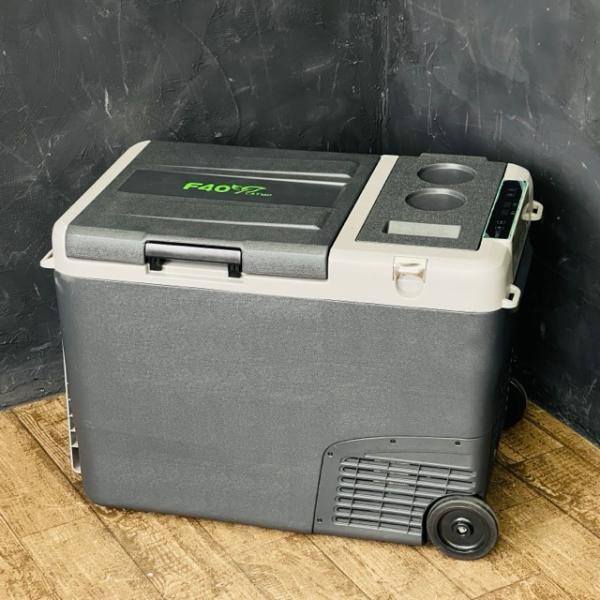F40C4TMP WD40 40L 車載冷蔵庫 【中古】キャスター付き キャンプ 