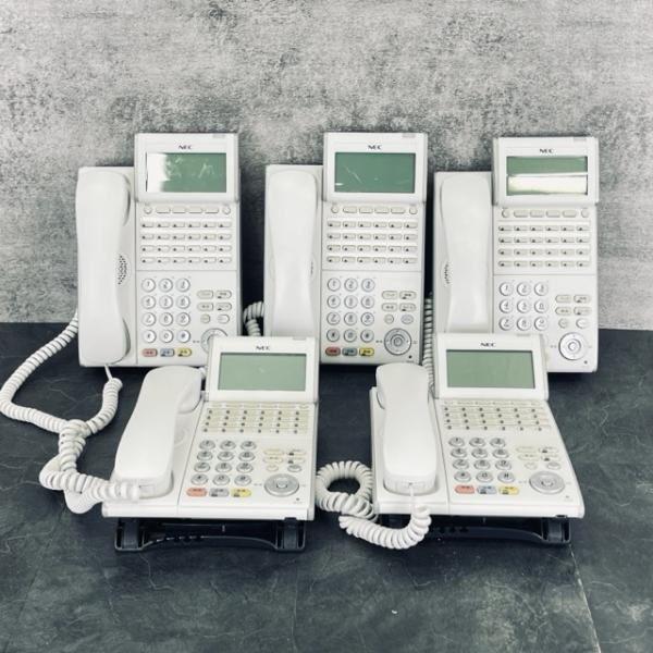 NEC DT300 series DTL-24D-1D DLV(XD)Z-Y 【中古】 ビジネスフォン 5台