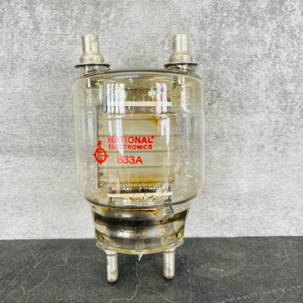 大型 真空管 ナショナル 833A 【中古】 NATIONAL ELECTRONICS 未