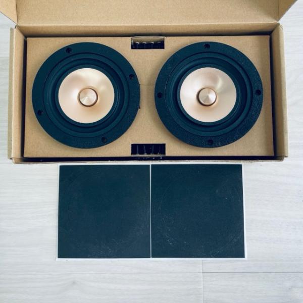 MarkAudio 10cmフルレンジスピーカー CHR70v3 Gold 10cm ゴールド フルレンジスピーカー (2本ペア) / CHR70v3 Shamp