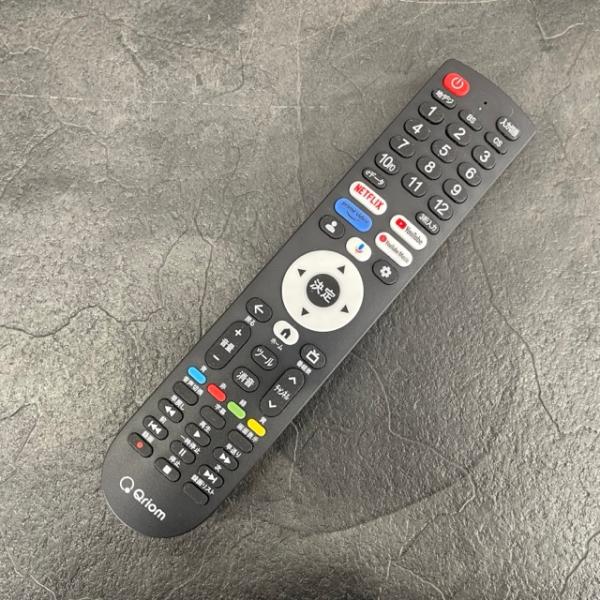 山善　リモコン 送料無料 山善 Qriom 純正 スマートテレビ用 リモコン 【中古】動作