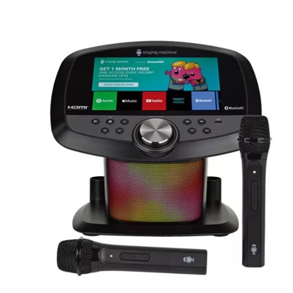 【開封未使用】Singing Machine ISM9025カラオケ システム 美品 Singing Machine ISM9025 Wi-Fi カラオケマシーン 【中古】動作