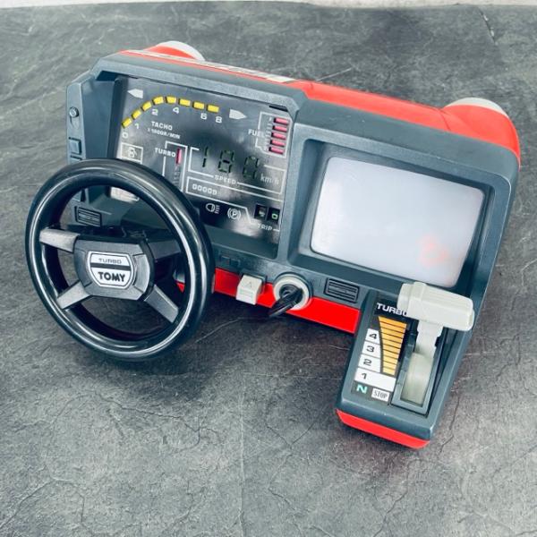 TOMY トミー NEW ドライビングターボ レトロ ゲーム ハンドル操作型玩具 urica-yashioshop_515143