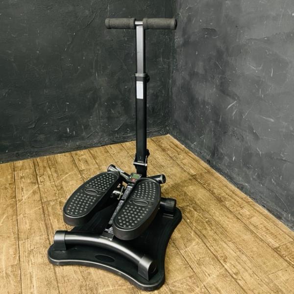 JKN1388/トレーニング器具/エクササイズ/健康ステッパー/ハンドルスタンド/ナイスデイ/NICE DAY/ショップジャパン/NH-1B/ND-1B/セット品/中古品/ ステッパー【中古】動作保証 ショップジャパン 健康ステッパー NICE