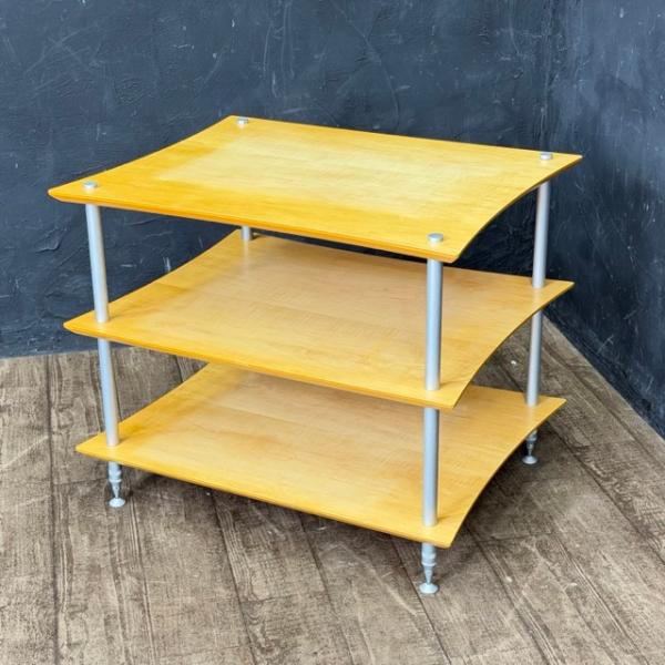 オーディオラック 【中古】QUADRASPIRE クアドラスパイヤ 3段 スパイク