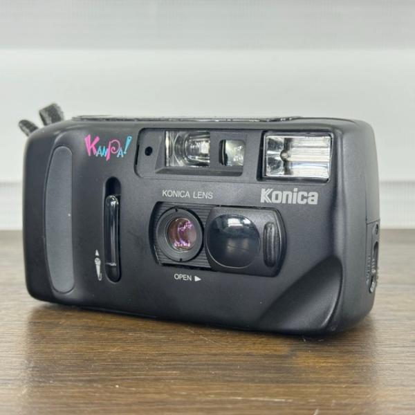 コンパクトフィルムカメラ【中古】動作保証 Konica KANPAI コニカ