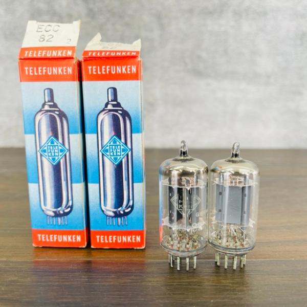 ECC 82 真空管 RFT 2本セット 未チェック TELEFUNKEN テレフンケン 真空管 ECC82 2点セット
