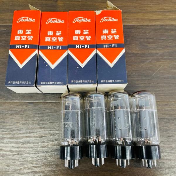 動作未確認 Toshiba 6GB8 真空管 2本セット 動作未確認 Toshiba 6GB8