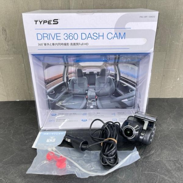 DRIVE 360 DASH CAM ドライブレコーダー 【中古】TYPES BT57143 360度