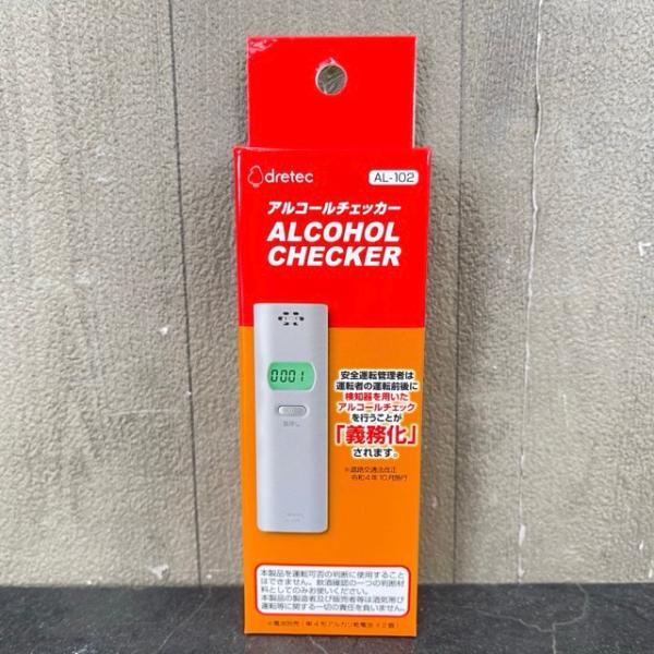 送料無料 新品 dritec アルコールチェッカー AL-102WT ドリテック
