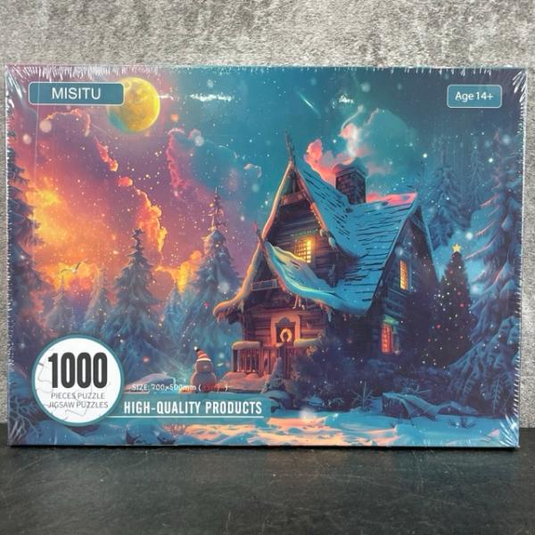 送料無料 新品 MISITU 1000ピース ジグソーパズル 700×500mm ハイ