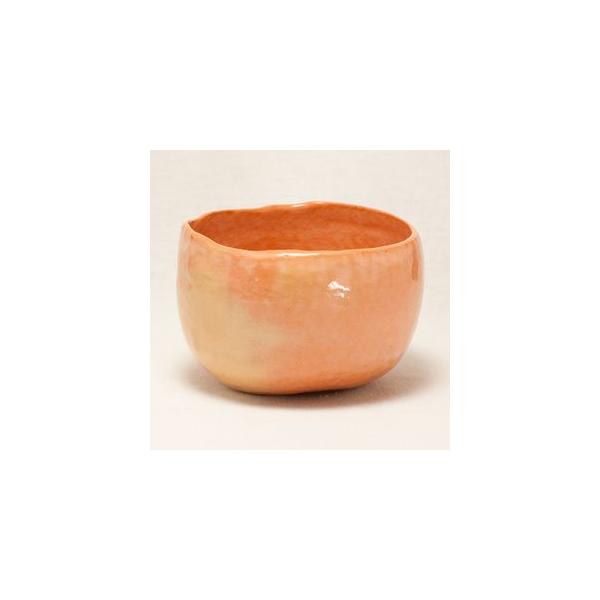 佐々木昭楽作　　乙御前（おとこぜ）　光悦写し　赤楽茶碗　茶器/茶道具　抹茶茶碗 0614.jpg