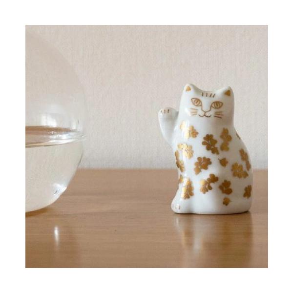 リサ・ラーソンJAPAN SERIESの置物、「まねくねこのこ」です。---------素材：磁器サイズ（約）：w55mm x h70mm x d35mm製造：波佐見焼注意事項：※手作業の為、柄の濃淡や、かすれ具合などは一点一点違いそれも味...