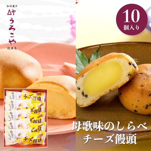 母歌味のしらべ チーズ饅頭 5個ずつ 取り寄せ まんじゅう 10個入