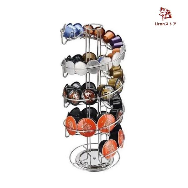 ネスカフェ ドルチェグスト ネスプレッソ カプセルホルダー 螺旋 30個