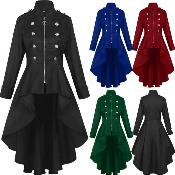 コスプレ衣装セット 黒緑ロングコート Amazon.co.jp: Cosplay コスチュームロングコートブラック,M
