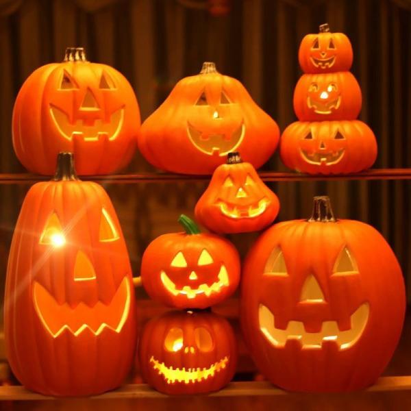ハロウィン かぼちゃ 装飾 パンプキンライト LEDライト 電池式