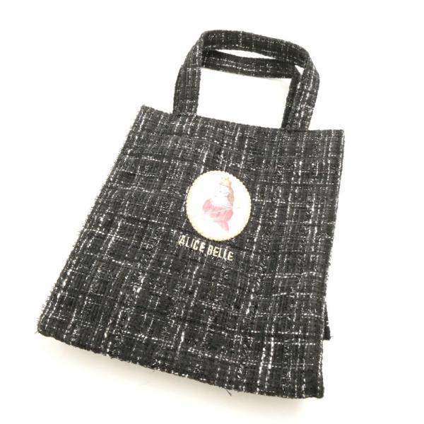未使用 ALICE BELLE アリスベル トートバッグ 1点 ミニ ツイード
