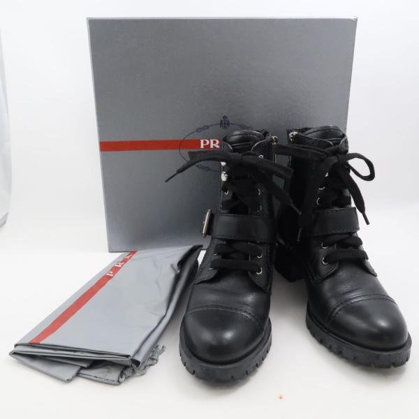 PRADA SPORT 美品 プラダスポーツ 3T5917 アンクルブーツ 36