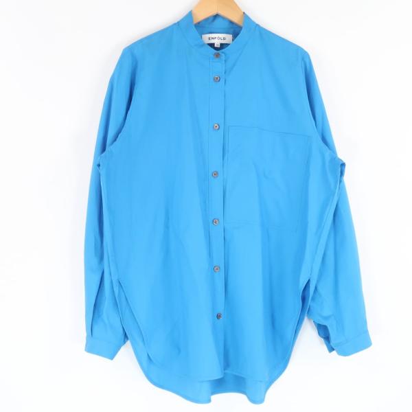 美品 sacai ニットプルオーバー ストライプ シャツ サカイ sacai サカイ 20-04821 ストライプフレア シャツ 1 S コットン